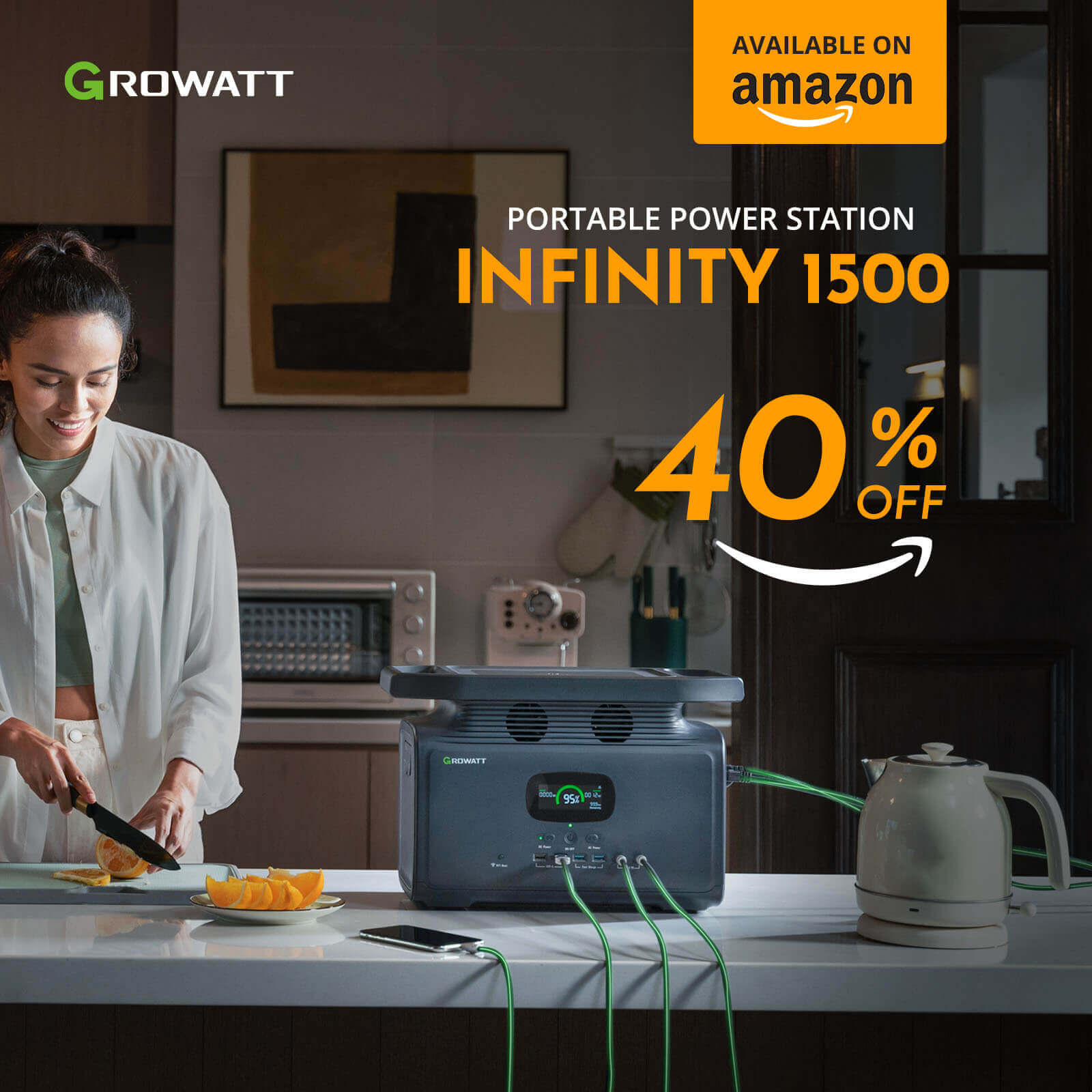 solar power generator amazon - Growatt