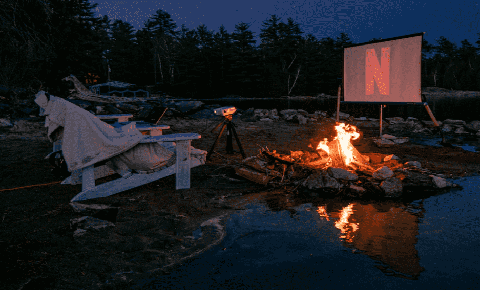 backyard movie night - Growatt