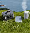 using a portable solar generator for camping