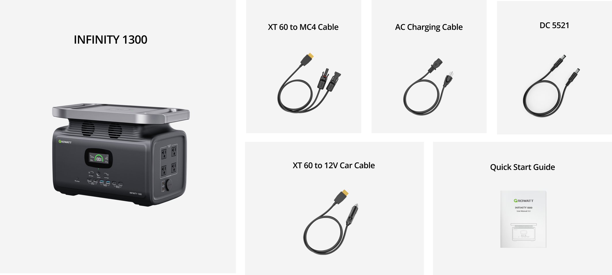 INFINITY 1300 LiFePO4 power station package