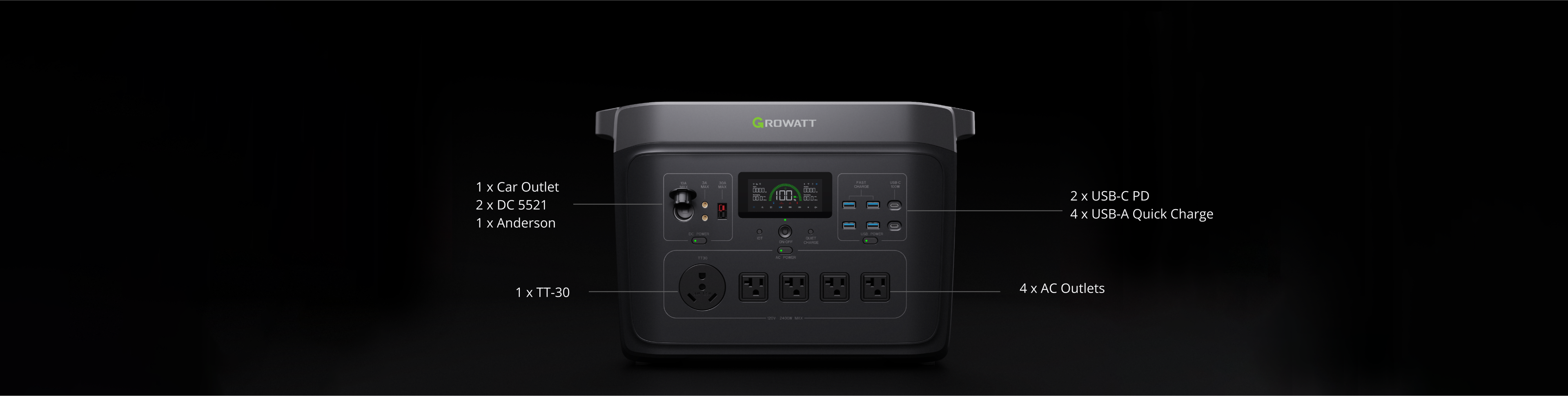 INFINITY 2000 solar powered generator