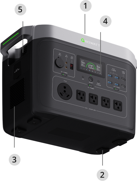 INFINITY 2000 portable solar generator
