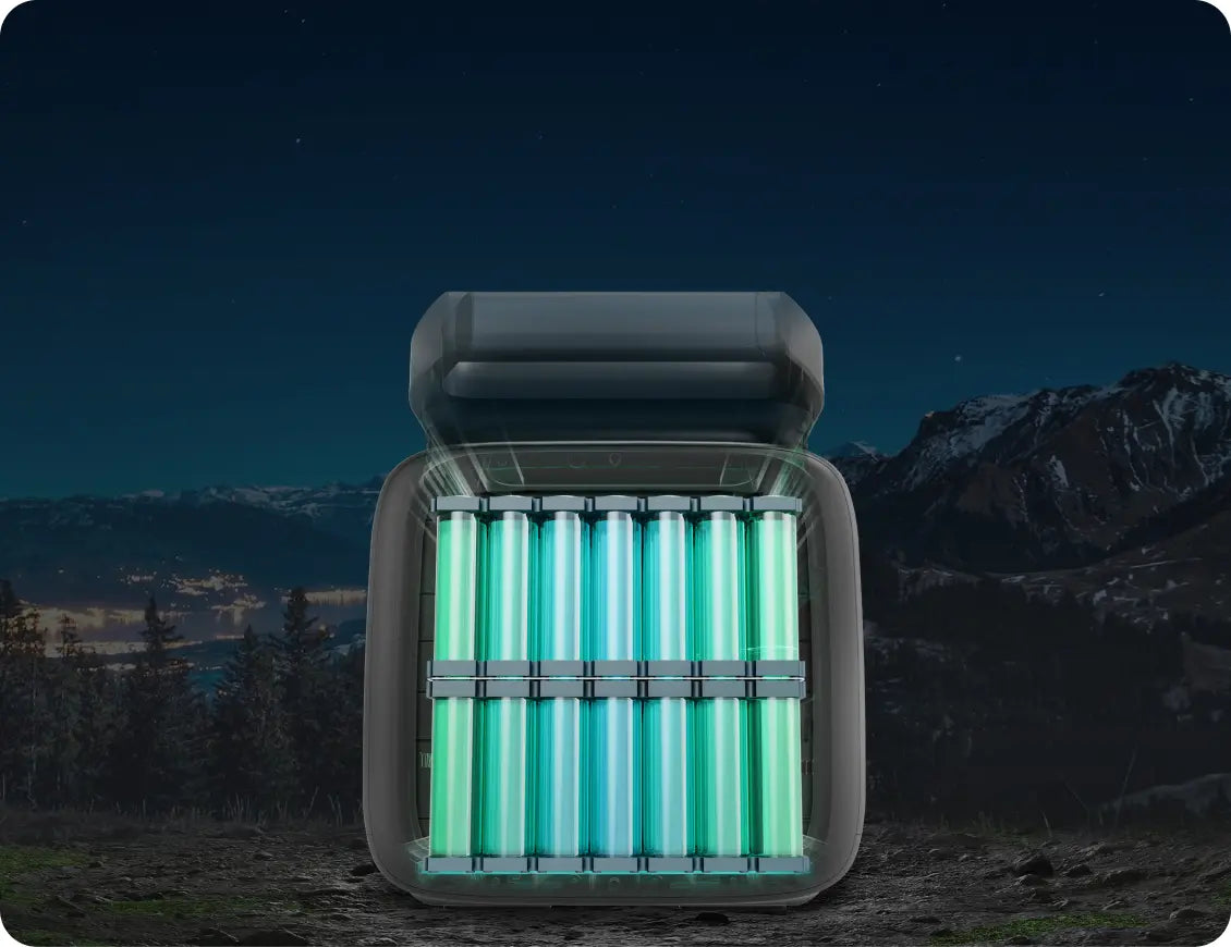1800W capacity LiFePO4 solar generator