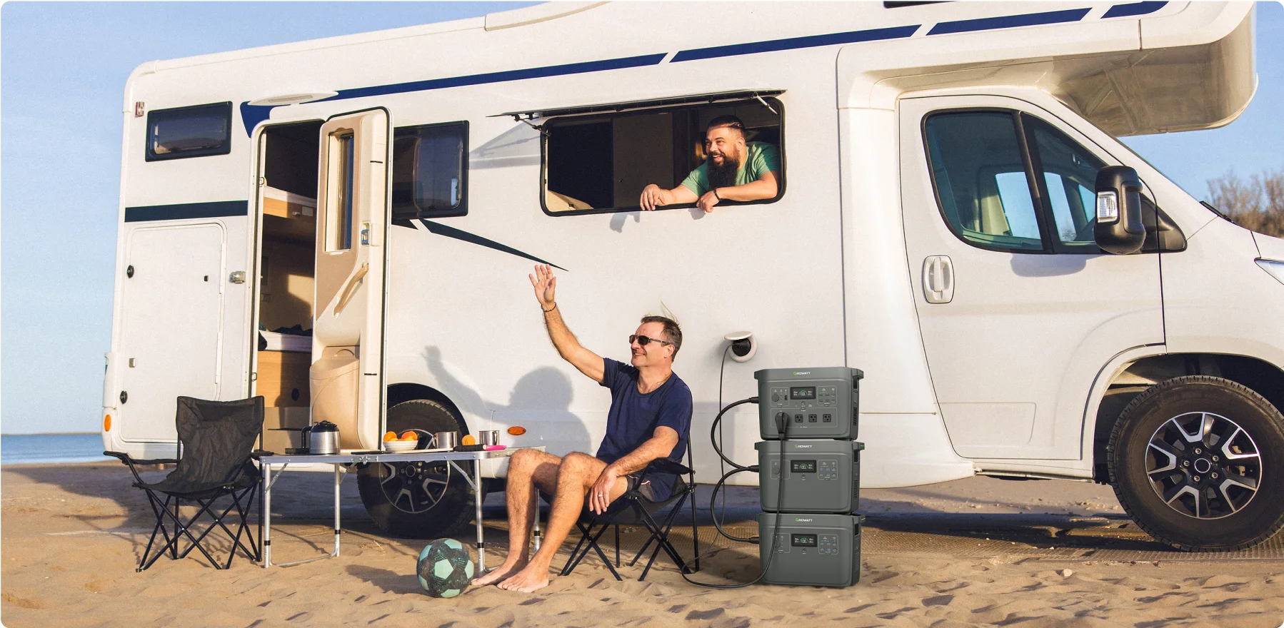 INFINITY 2000 charging with RV TT-30