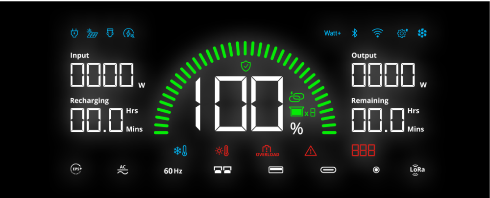 Growatt INFINITY 2000 display
