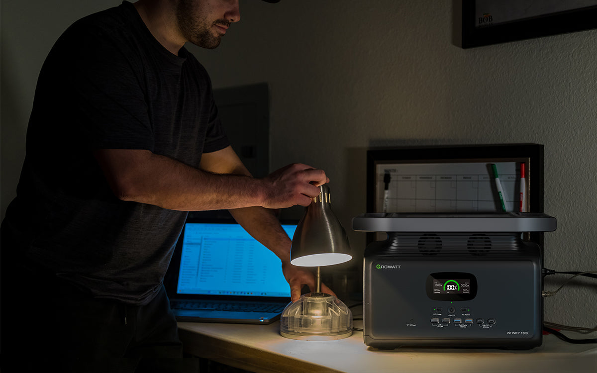 UPS vs portable power station - Growatt