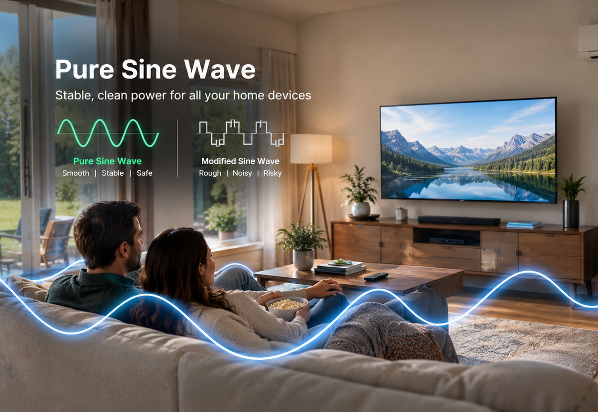 Why Choose a Pure Sine Wave Power Inverter for Your US Solar-Storage System