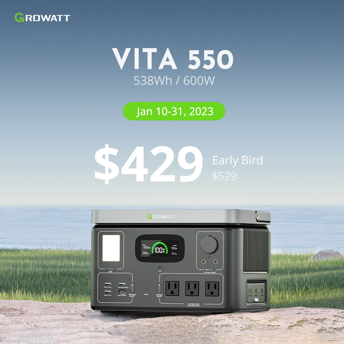 Growatt Releases VITA 550