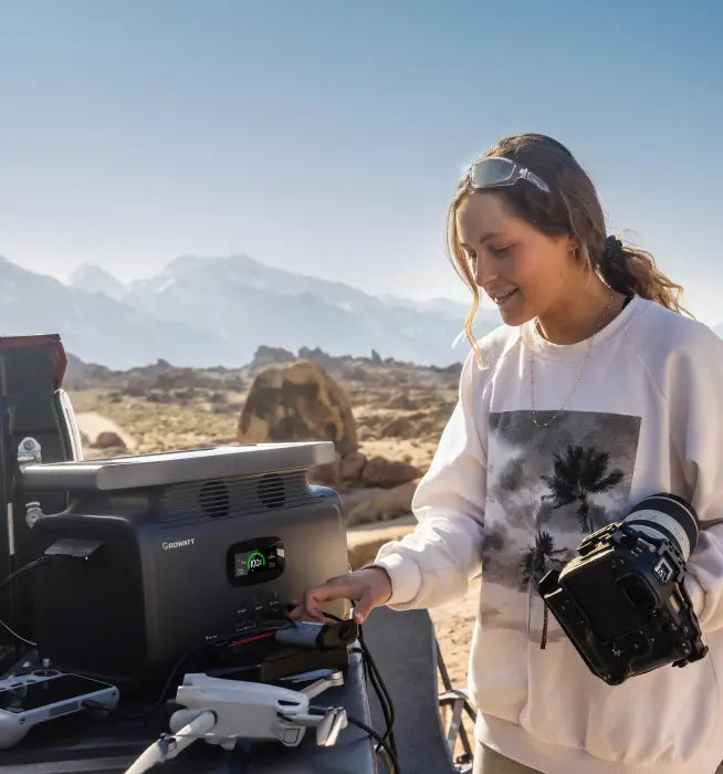 outdoor safe use solar generator