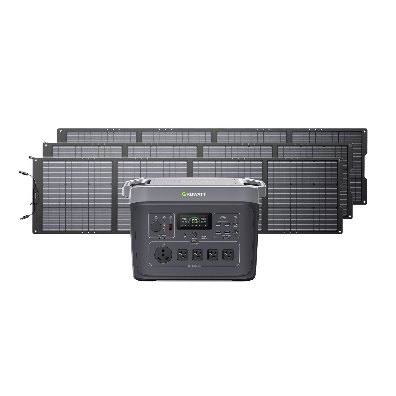 Growatt INFINITY 2000 PRO Portable Power Station | 2400W 2048Wh