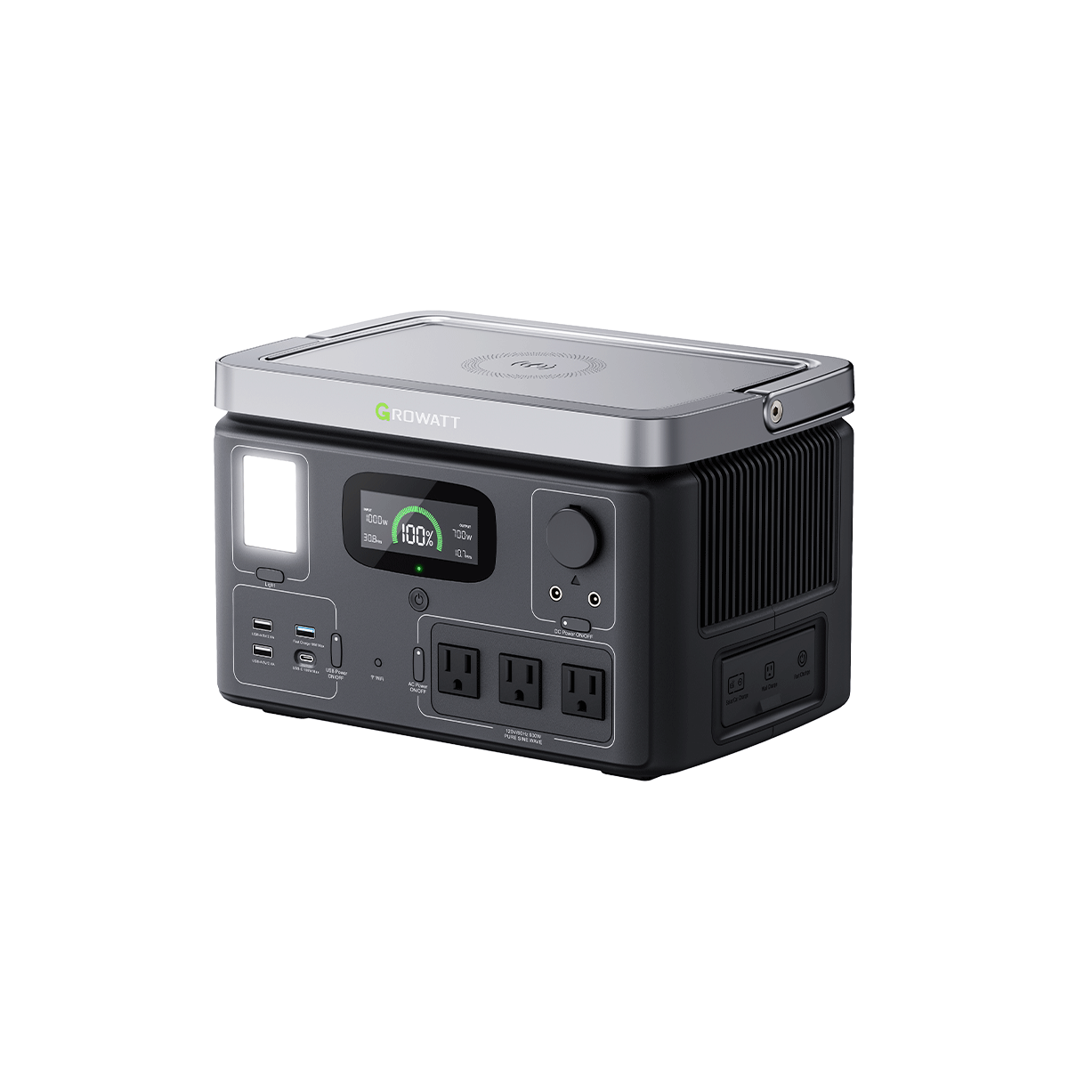 500W Output/1000W Peak Push-Button Start Battery Generator RIVER 2 Max, LFP  Battery, Fast Charging for Outdoor, Camping