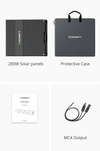 Growatt 200W Solar Panel Package Lisat Mobile