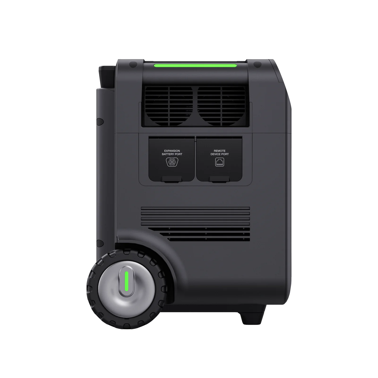 Growatt helios 3600 portable power station left view