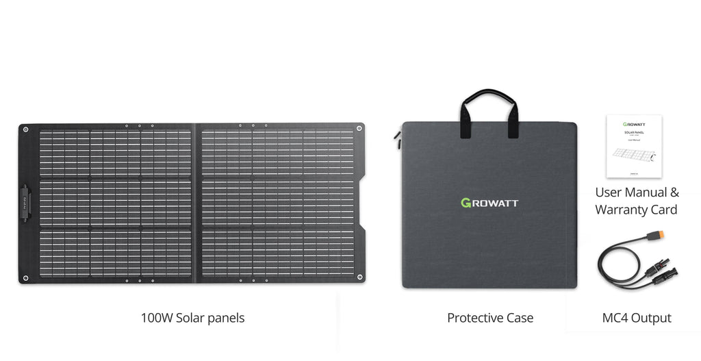 Growatt 100W Solar Panel