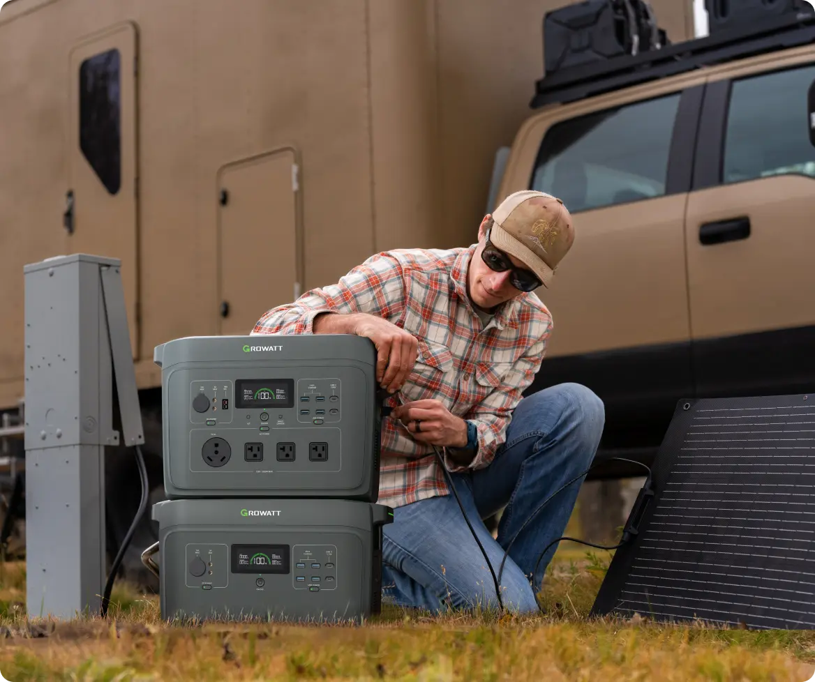 Growatt INFINITY 2000 TT30 charging and solar charging