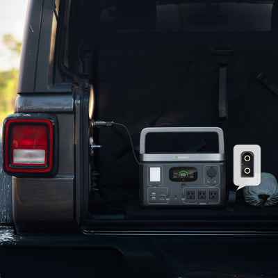 portable power station car plug
