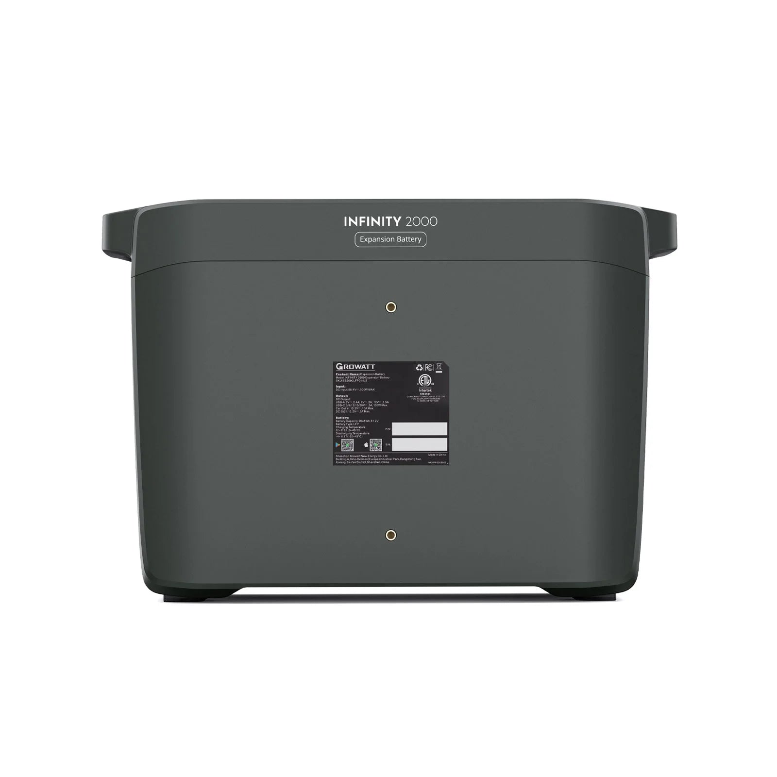 INFINITY 2000 Extra Battery